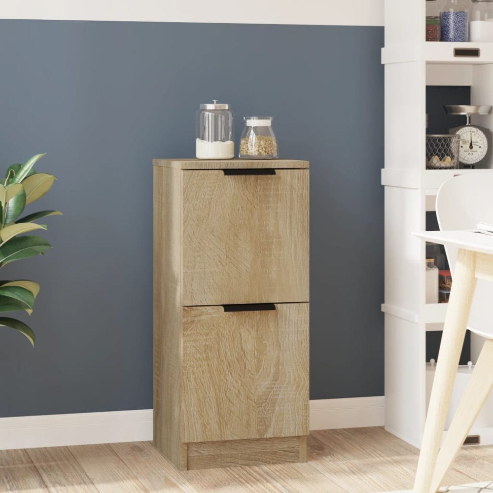 vidaXL Förvaringsskåp sonoma-ek 30x30x70 cm konstruerat trä