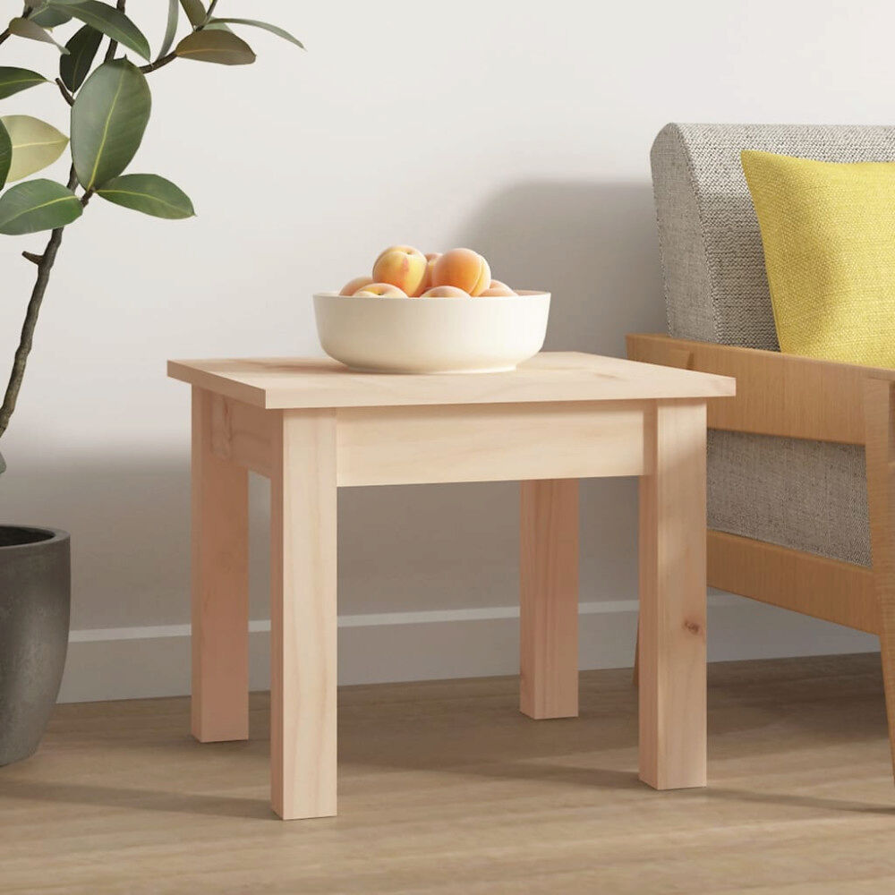 vidaXL Soffbord 35x35x30 cm massiv furu
