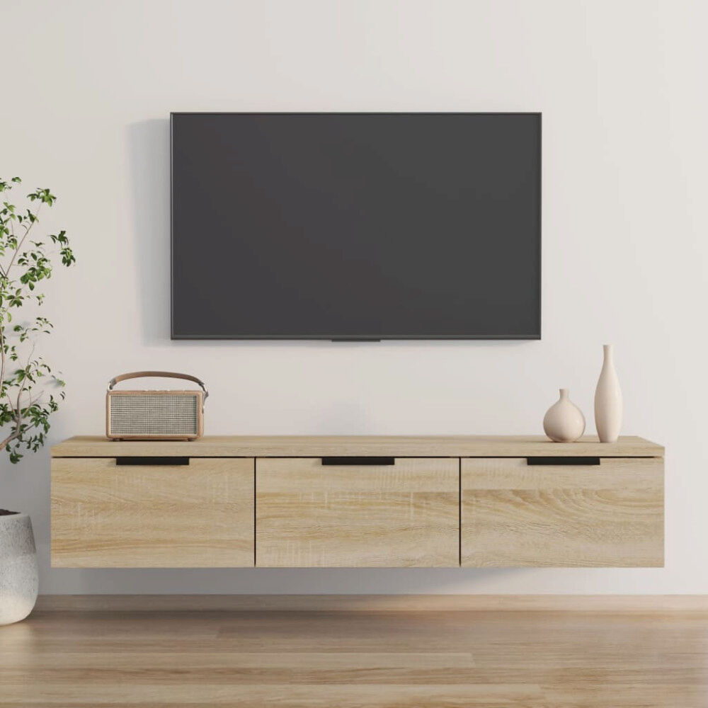 vidaXL Väggskåp sonoma-ek 102x30x20 cm konstruerat trä