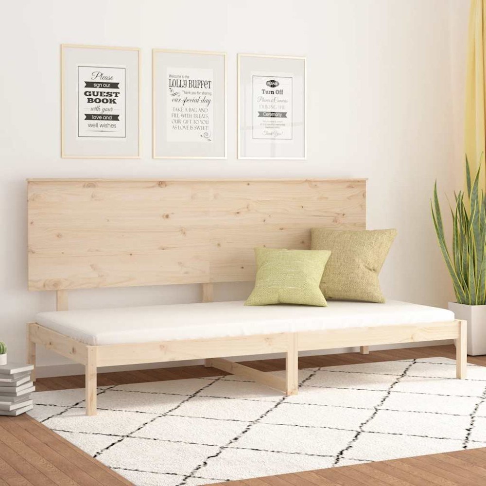 vidaXL Dagbädd utan madrass 80x200 cm massiv furu