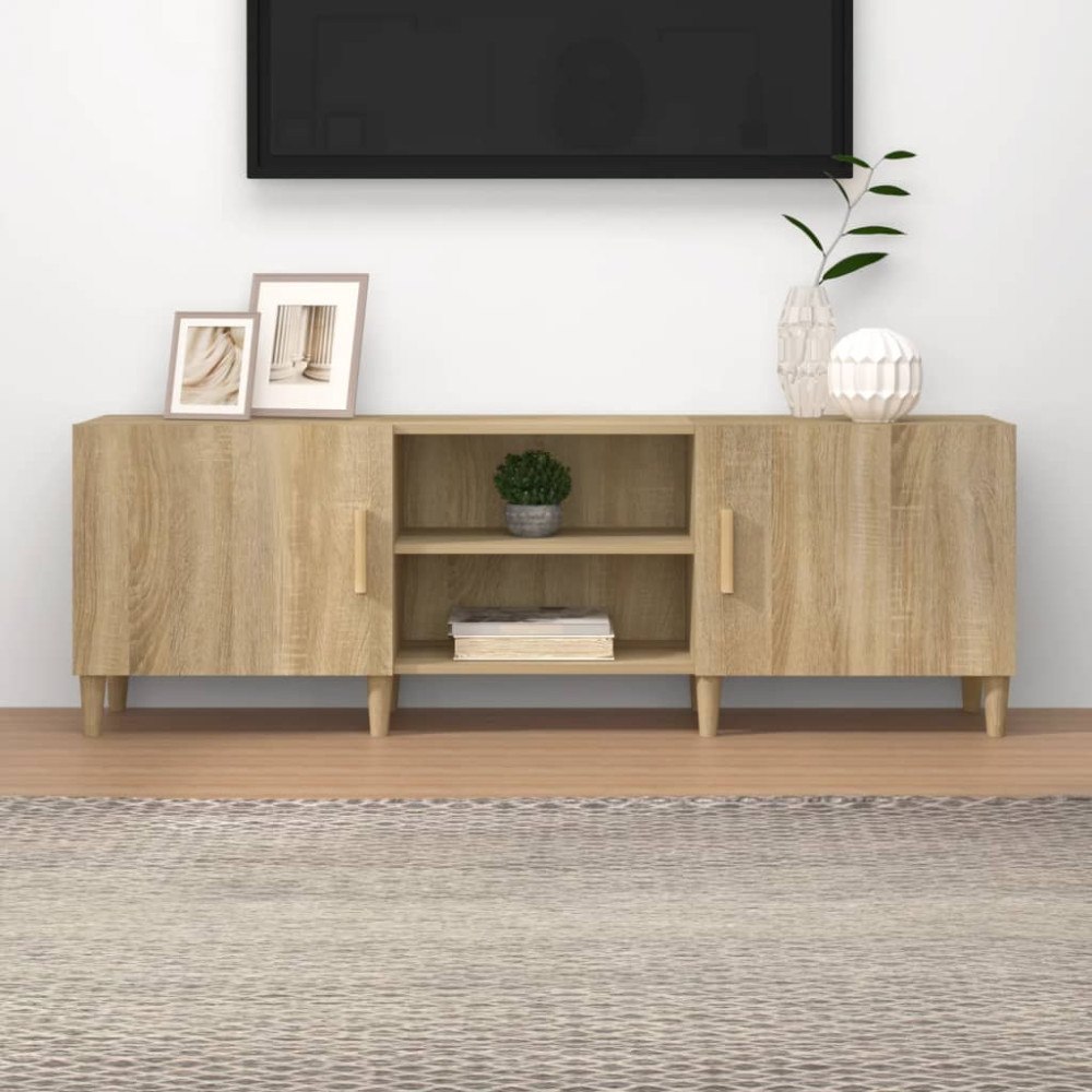 vidaXL Tv-bänk sonoma-ek 150x30x50 cm konstruerat trä