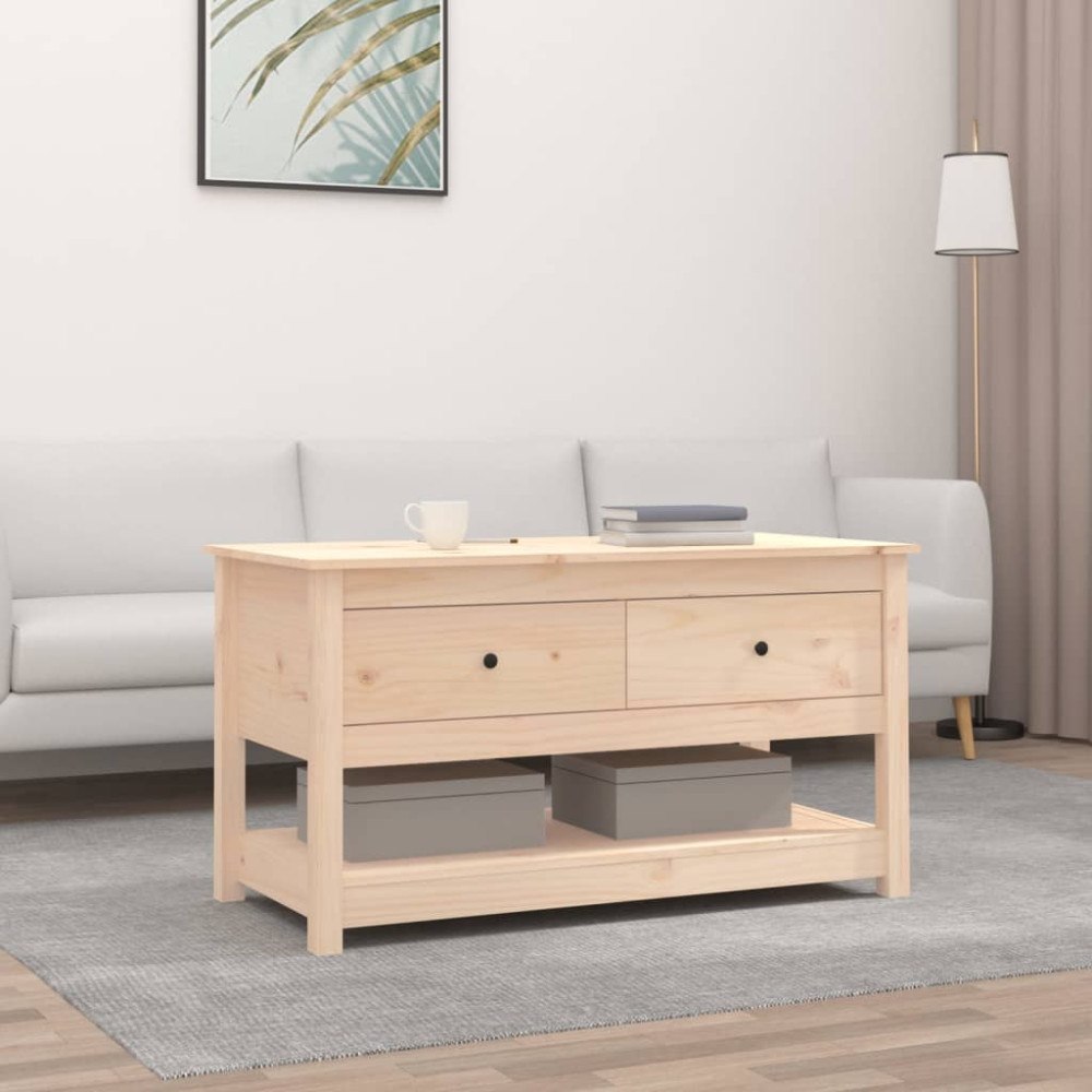 vidaXL Soffbord 102x49x55 cm massiv furu
