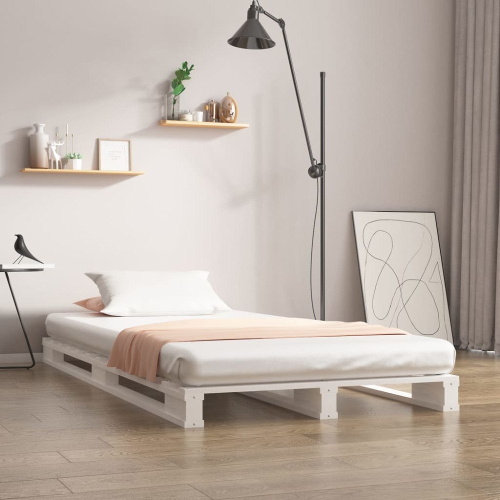 vidaXL Pallsäng 75x190 cm massiv furu
