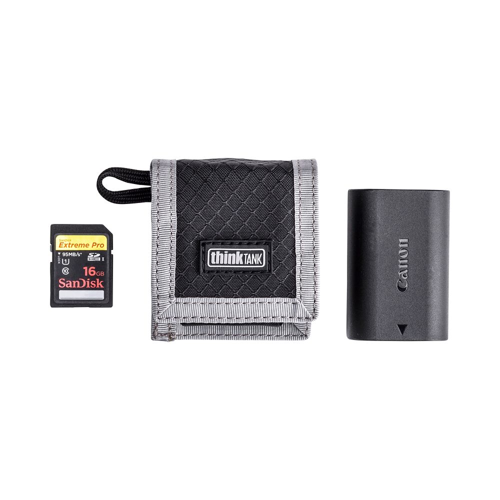 THINK TANK Think Tank CF/SD + Battery Wallet, Black/Grey