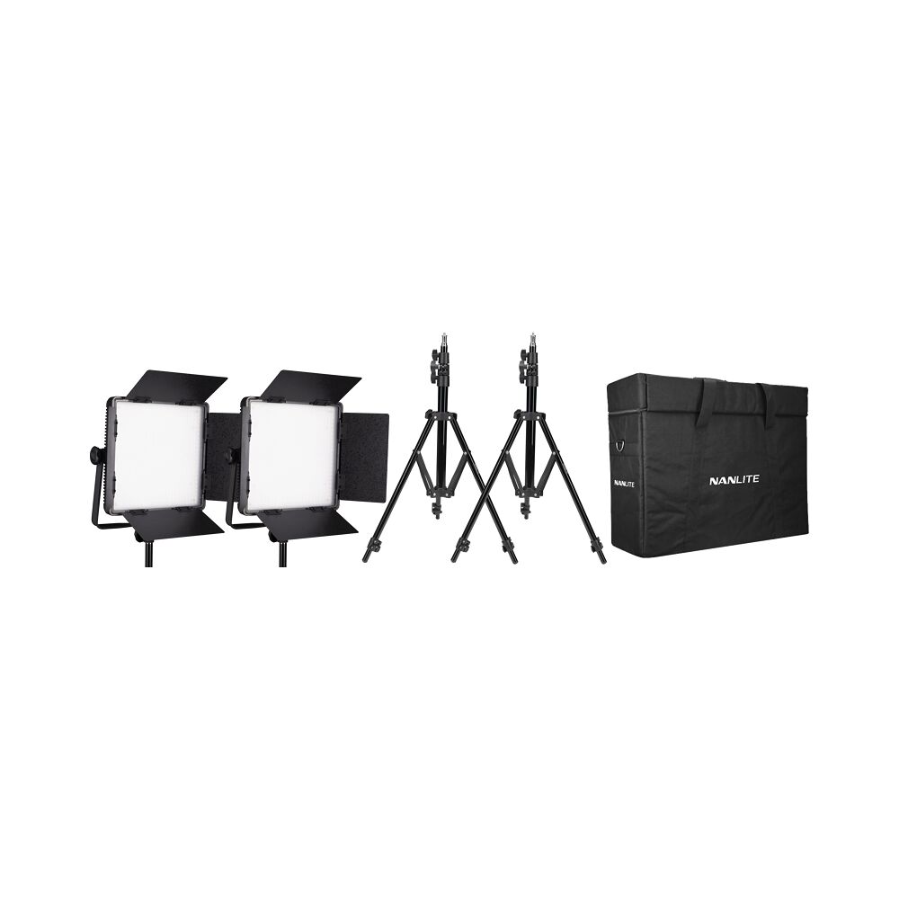 NANLITE Kit Nanlite 2 light kit 600CSA w/Carry case & Light stand