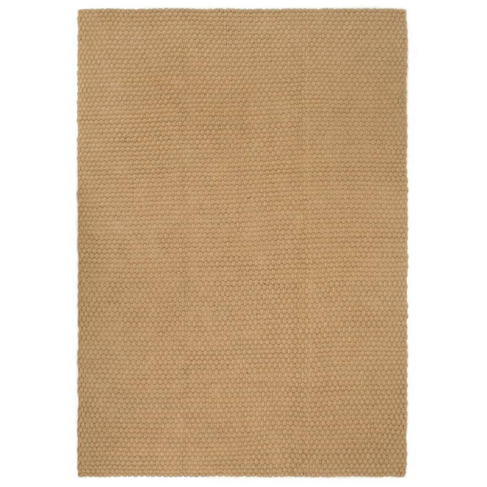 vidaXL Matta rektangulär naturlig 160x230 cm jute