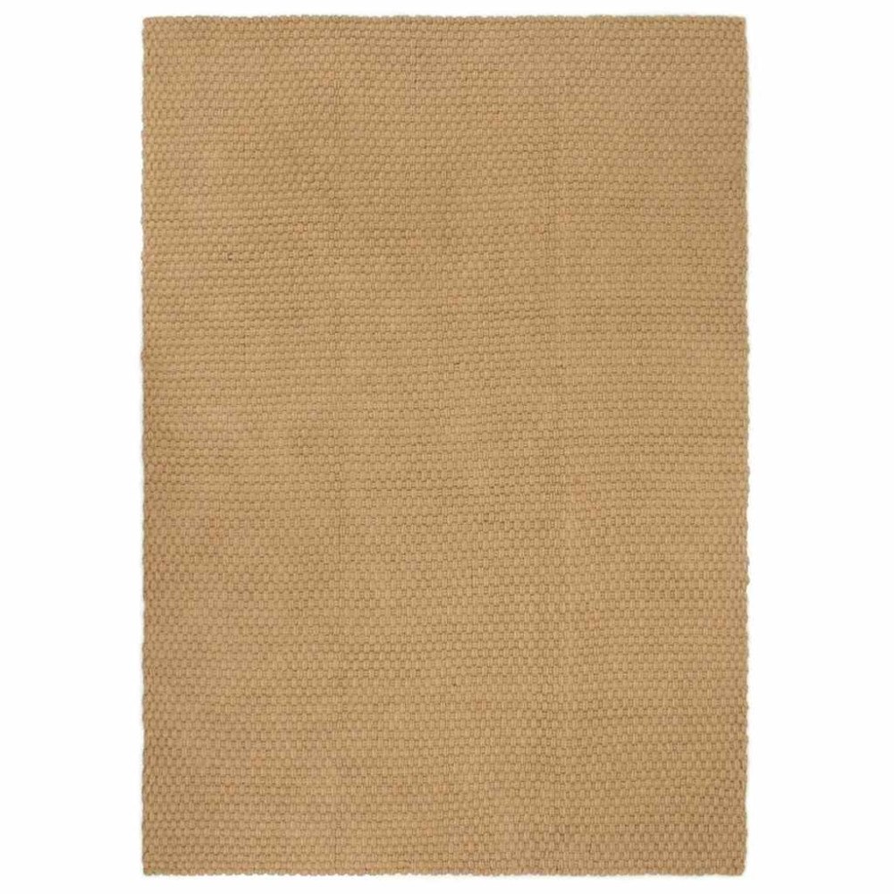 vidaXL Matta rektangulär naturlig 120x180 cm jute