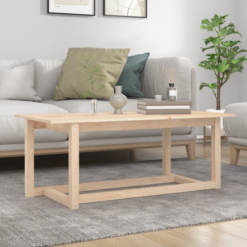 vidaXL Soffbord 110x55x45 cm massiv furu
