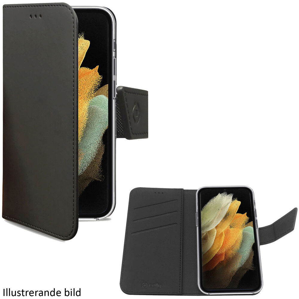 Celly Wallet Case Galaxy S23 Ultra 5G Svart