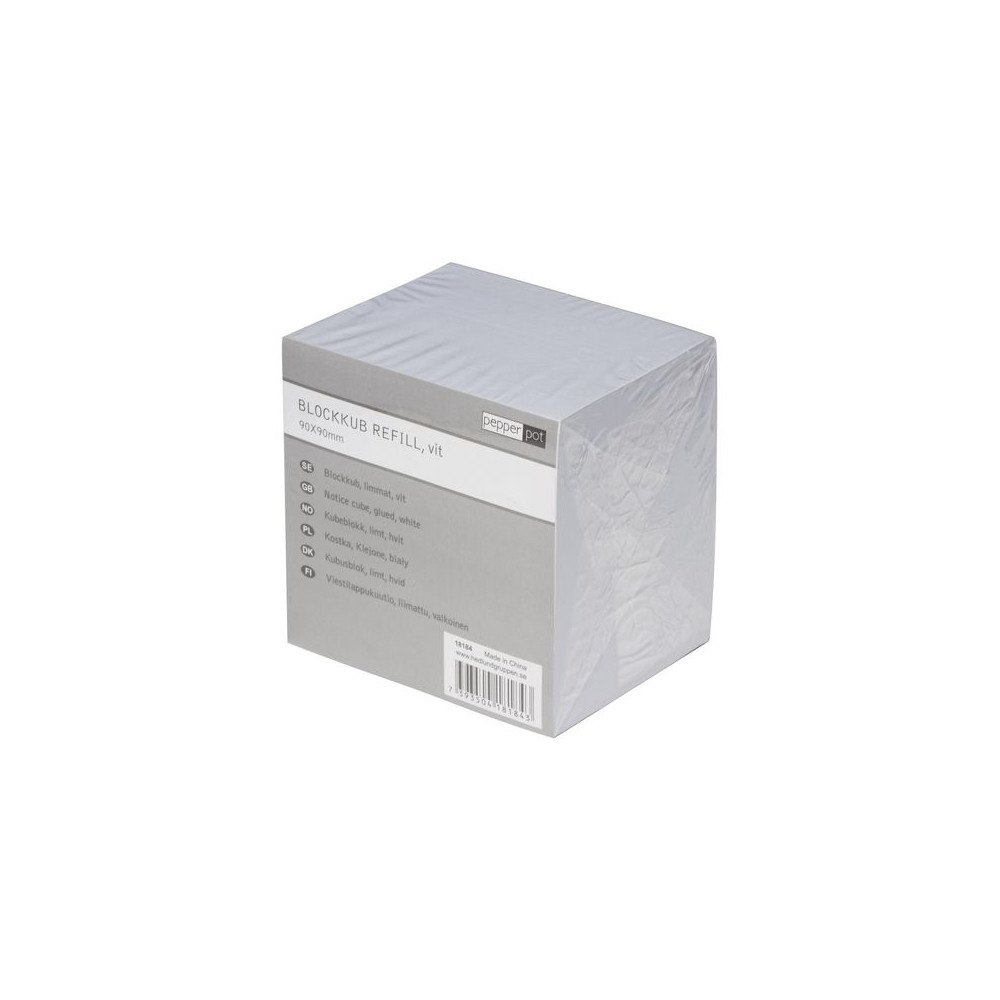 pepper pot Blockkub Pepperpot 90x90 800ark vit