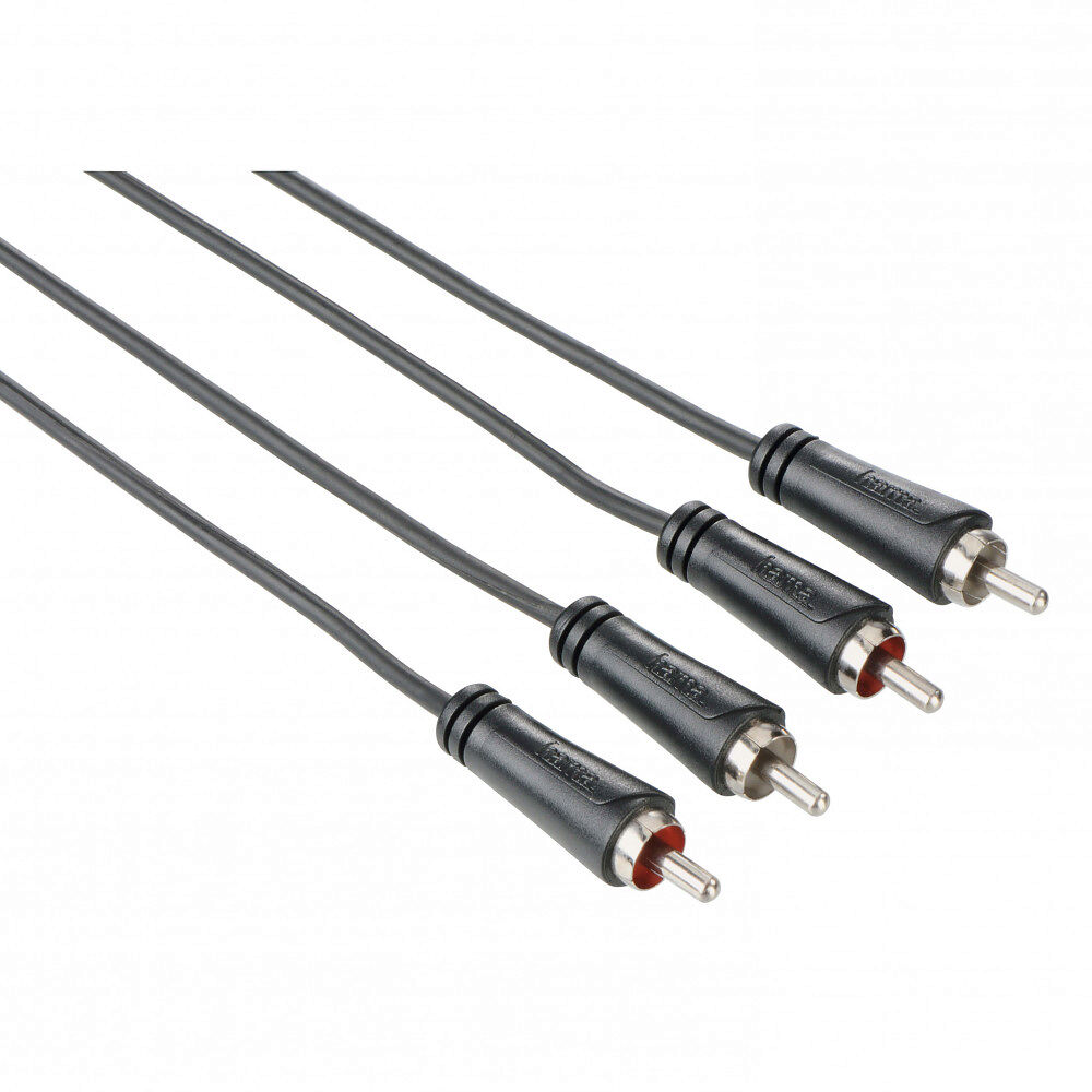 Hama Kabel Audio 2xRCA-2xRCA Svart 1.5m