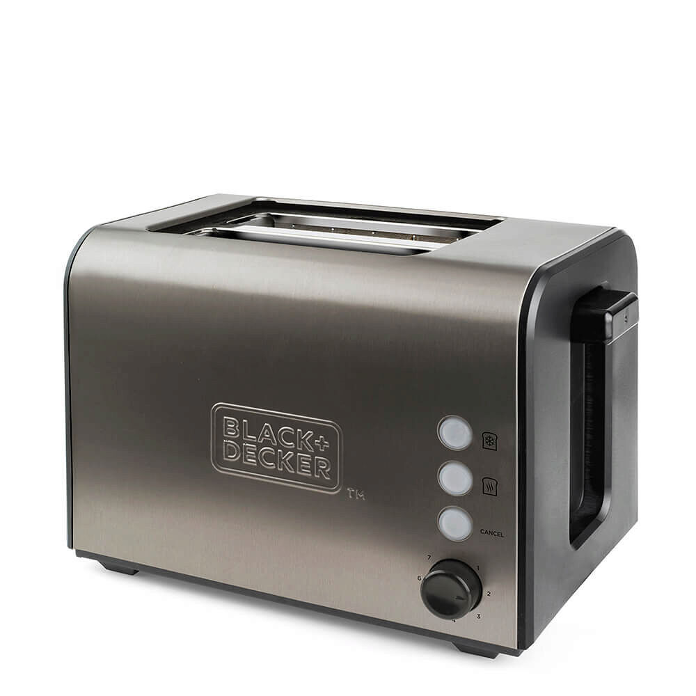 BLACK+DECKER Toaster 2-Slice Brushed