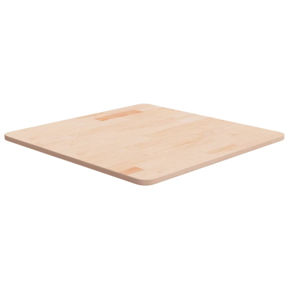 vidaXL Fyrkantig bordsskiva 60x60x1,5 cm obehandlad massiv ek