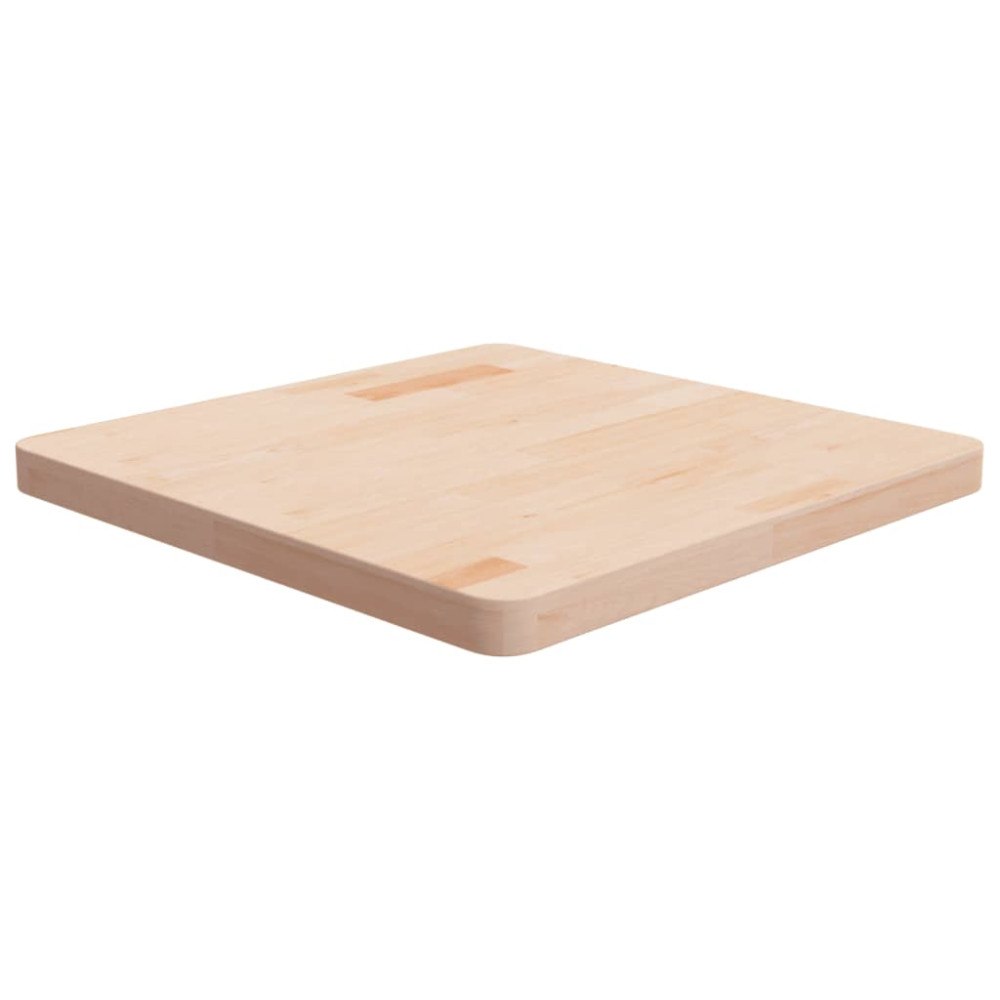 vidaXL Fyrkantig bordsskiva 60x60x4 cm obehandlad massiv ek