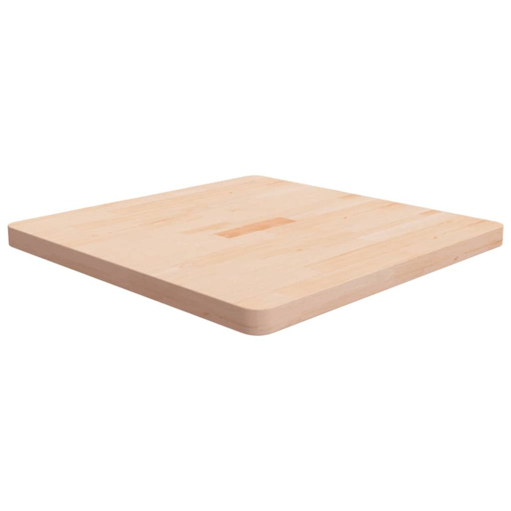 vidaXL Fyrkantig bordsskiva 70x70x4 cm obehandlad massiv ek