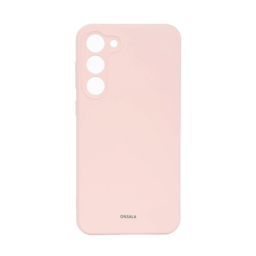 ONSALA Backcover Silicone Samsung S23+ 5G Chalk Pink