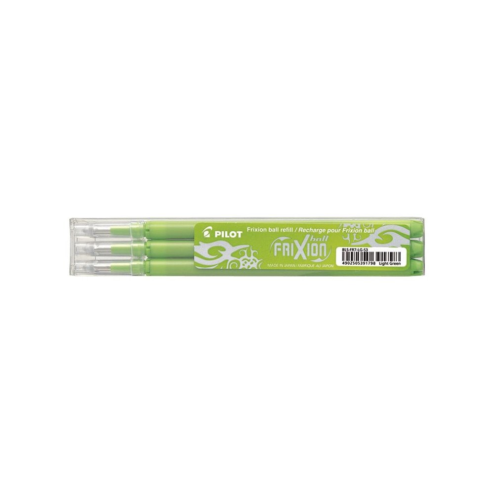 Pilot Pen Pilot FriXion Ball - påfyllning - limegrön (paket om 3)