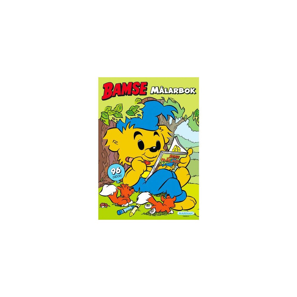 No Brand Målarbok Bamse