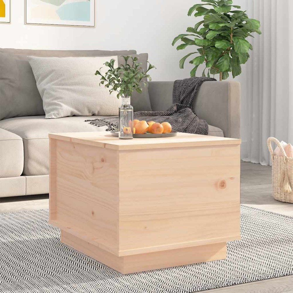 vidaXL Soffbord 40x50x35 cm massiv furu