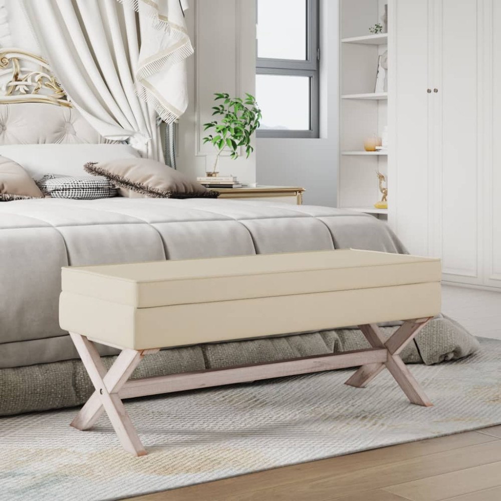 vidaXL Förvaringspall 110x45x49 cm tyg