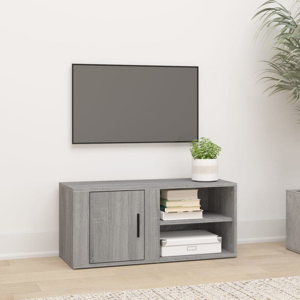 vidaXL TV-skåp grå sonoma 80x31,5x36 cm konstruerat trä