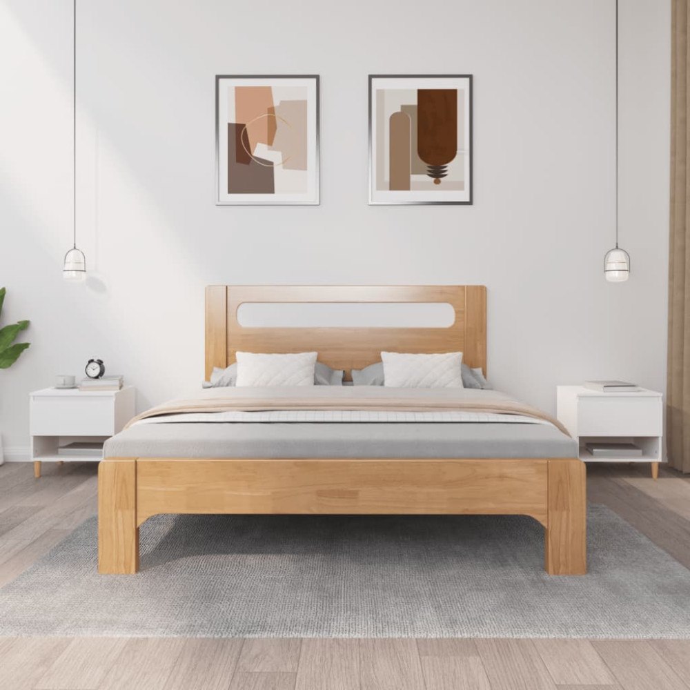 vidaXL Sängbord 2 st vit 50x46x50 cm konstruerat trä
