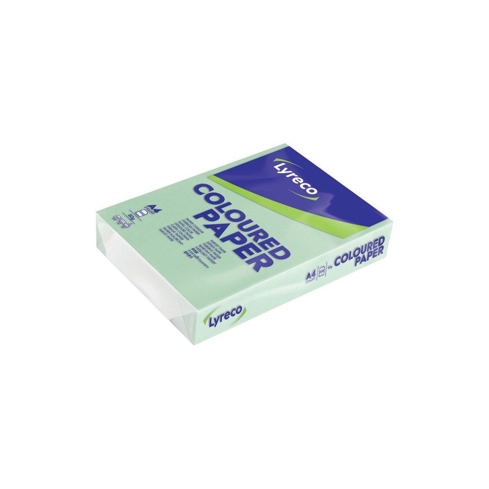 Lyreco Kop.ppr LYRECO A4 80g oh grönt 500/fp