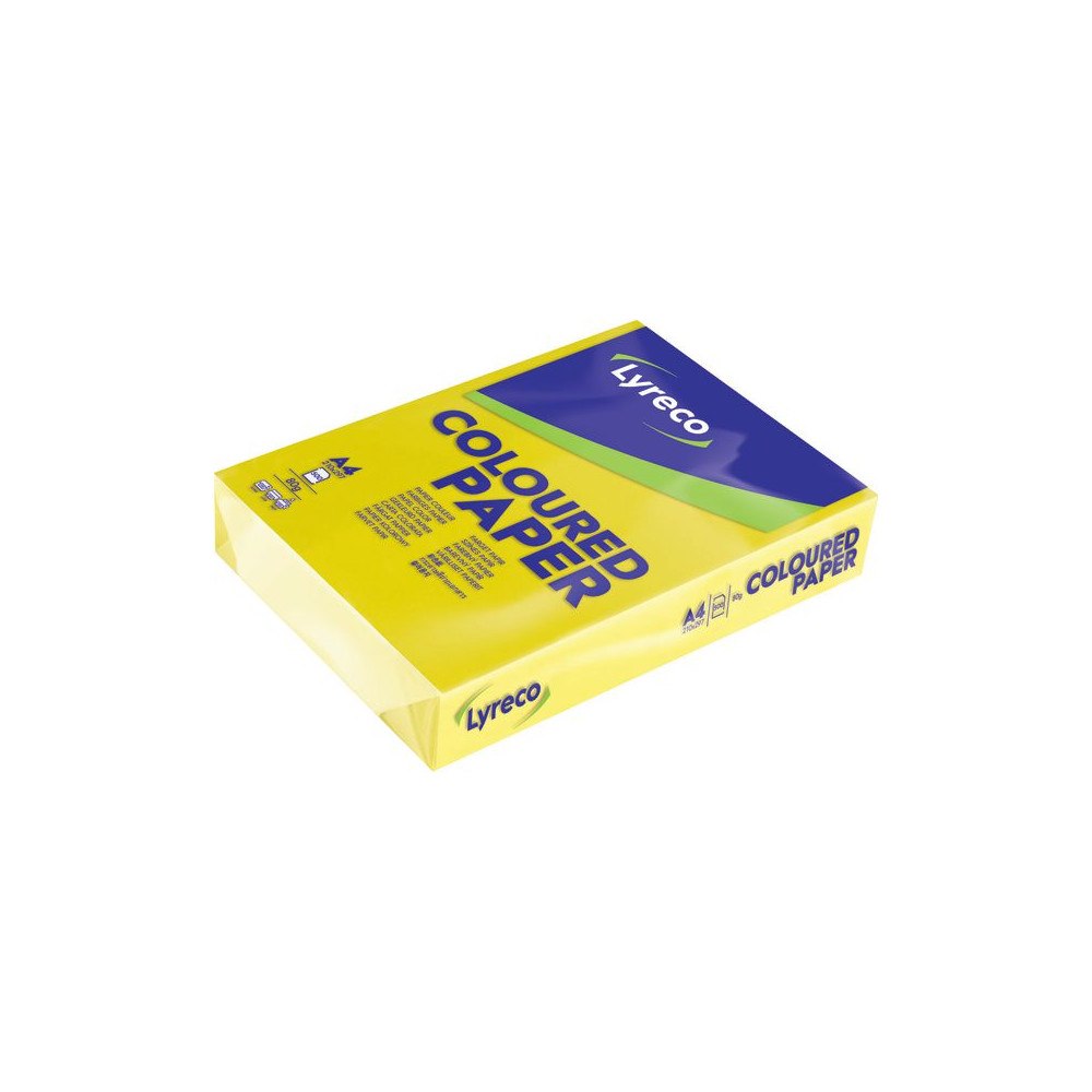 Lyreco Kop.ppr LYRECO A4 80g oh solgult 500/fp