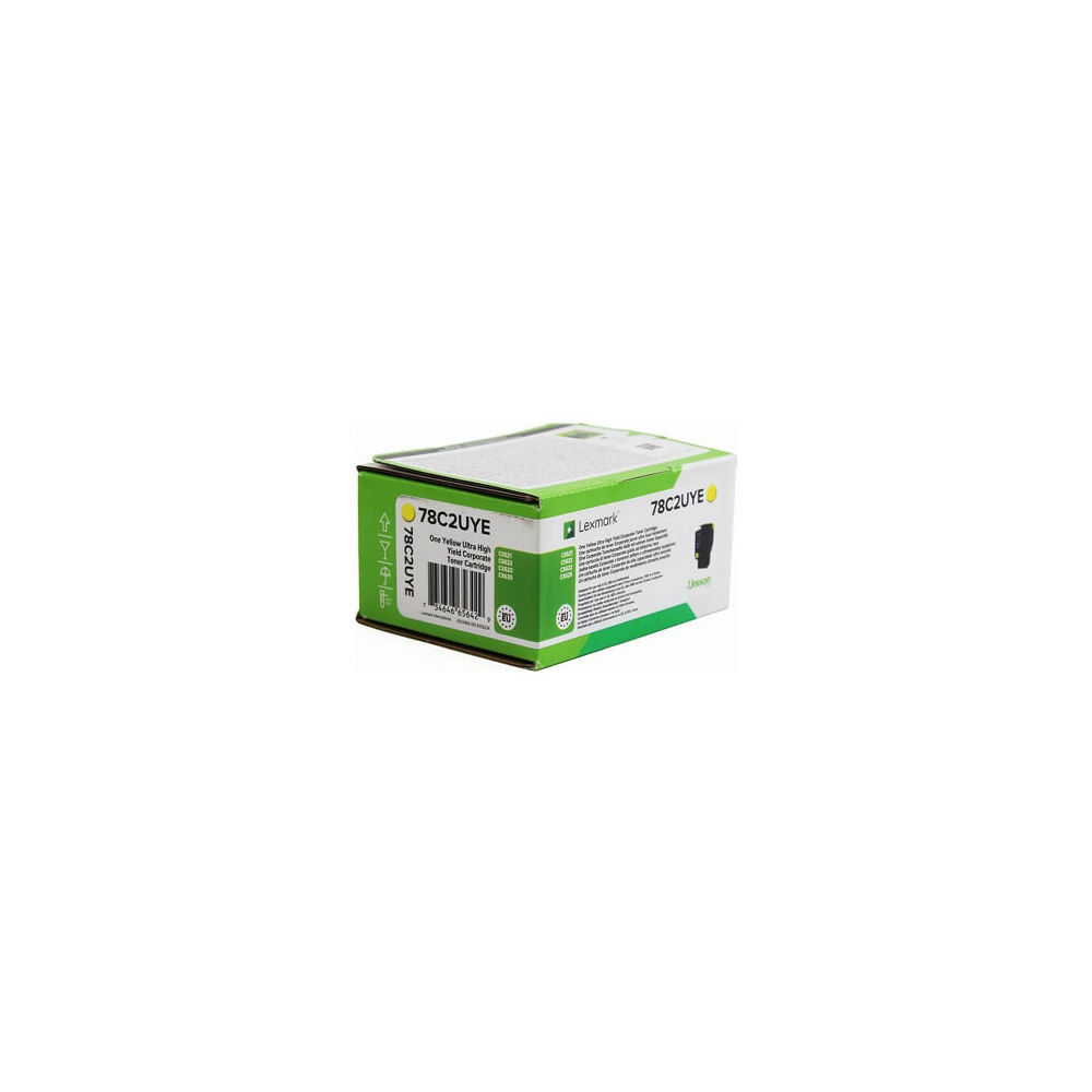 LEXMARK Toner 78C2UYE Yellow Corporate Return