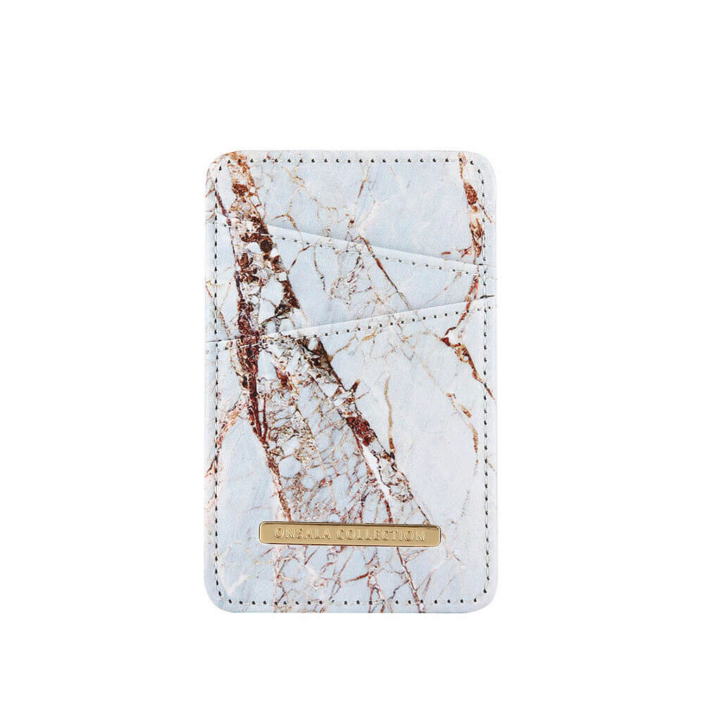 ONSALA COLLECTION Kortfodral White Rhino Marble Universal 2 Kortplatser