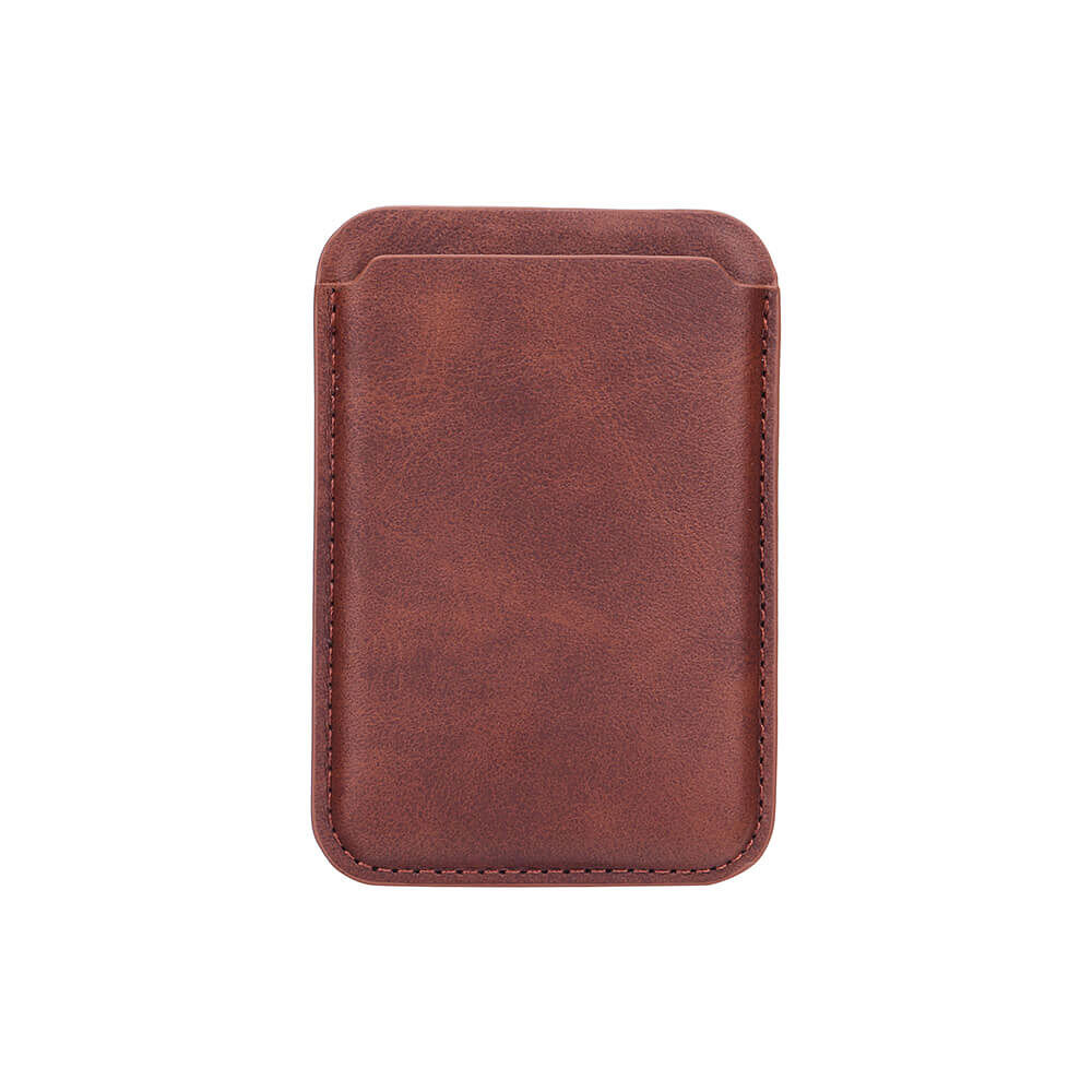 ONSALA Magnetic Cardholder Brown iPhone 12 and later