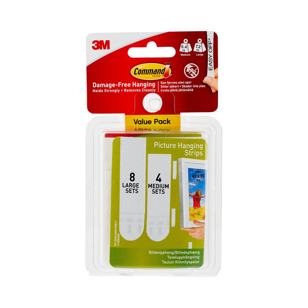 3M 3M Command Hanging Strips Value pack