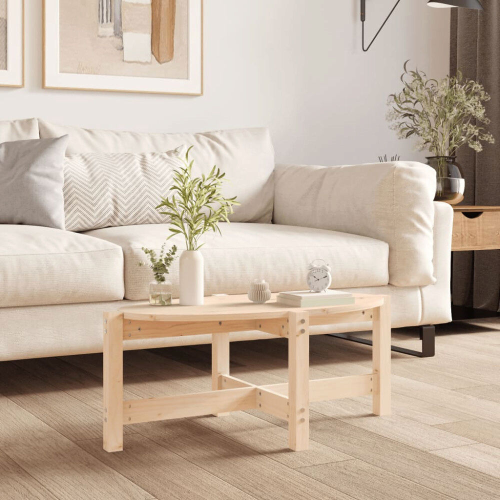 vidaXL Soffbord 87x48x35 cm massiv furu