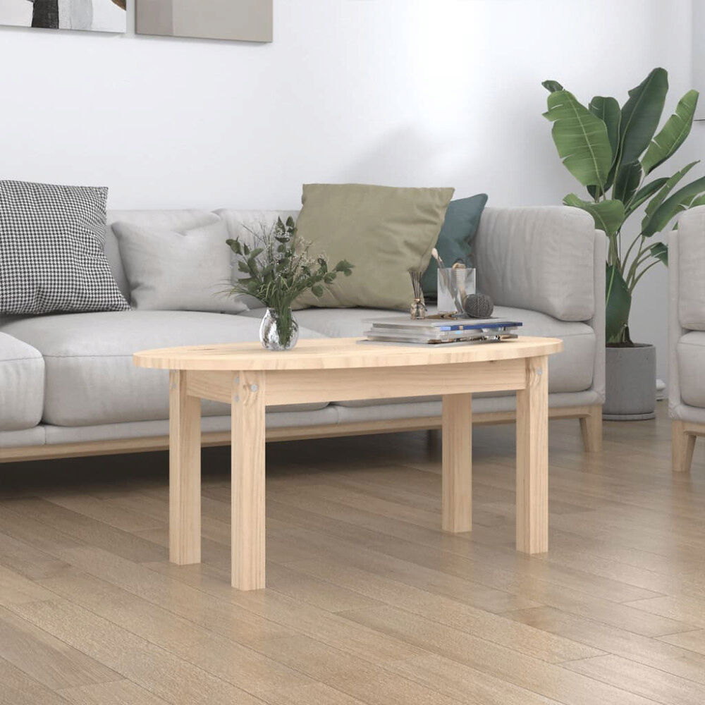vidaXL Soffbord 80x40x35 cm massiv furu