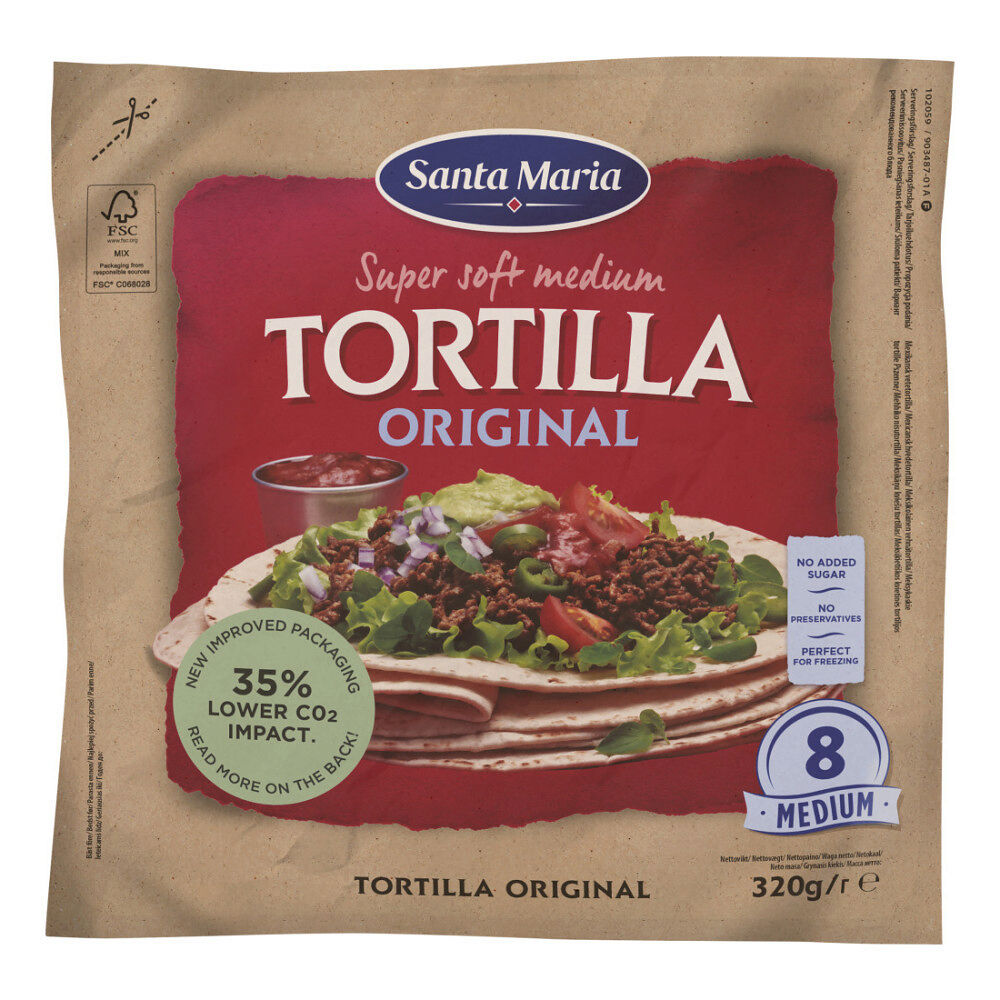 Santa Maria Tortilla Original Medium 8-pack