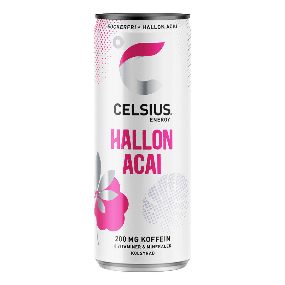 Celsius Celsius Hallon & Acai Energidryck 35,5 cl