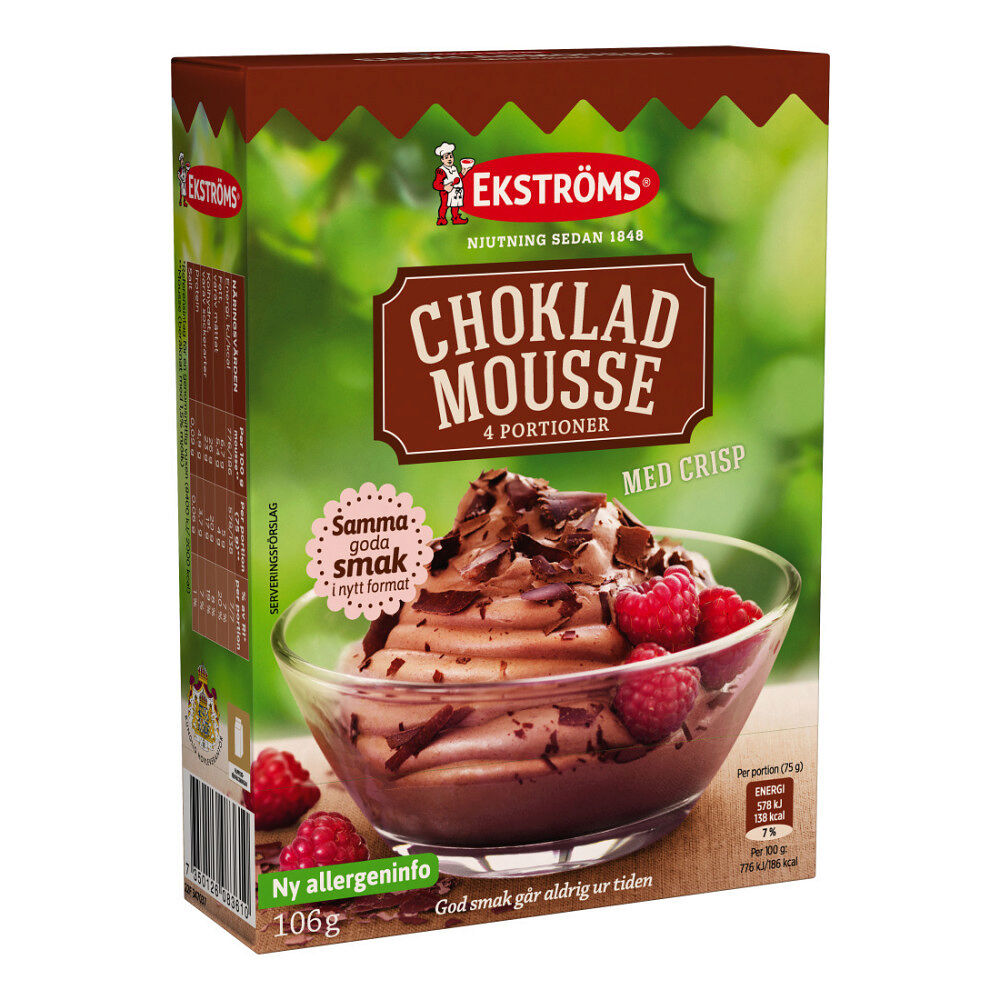 Ekströms Chokladmousse 106 g