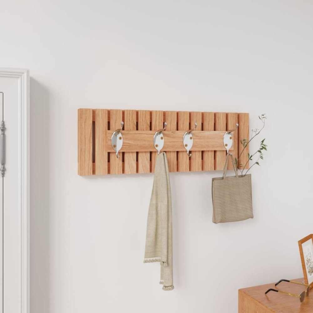 vidaXL Klädhängare 42x8,5x14 cm massivt valnötsträ