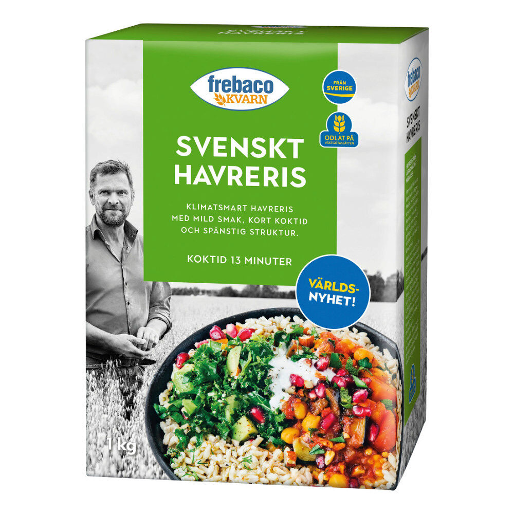 Frebaco Kvarn Havreris Svenskt 1 kg