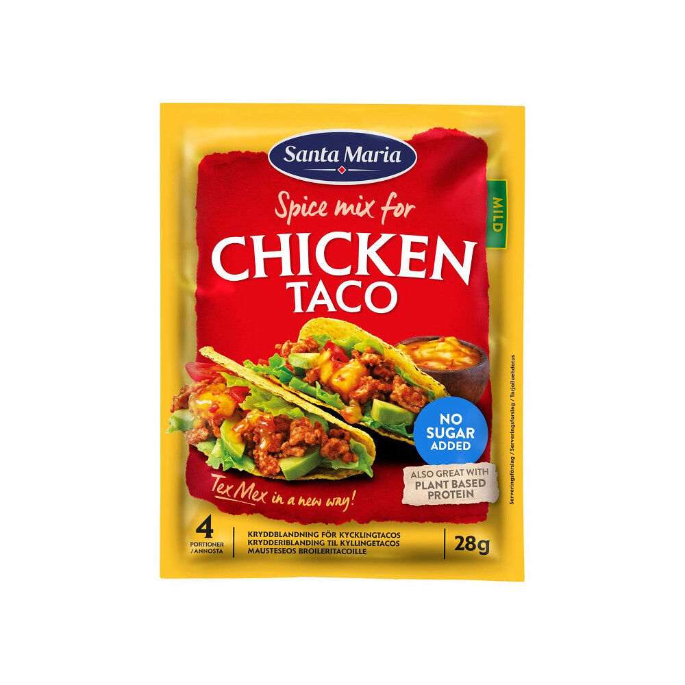 Santa Maria Kryddmix Chicken Taco 28 g