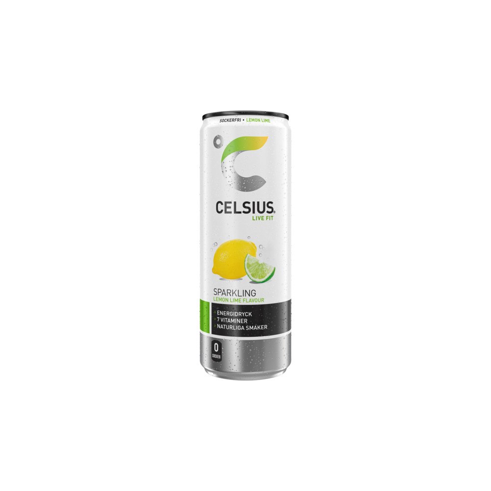Celsius Celsius Citron & Lime Energidryck 35,5 cl