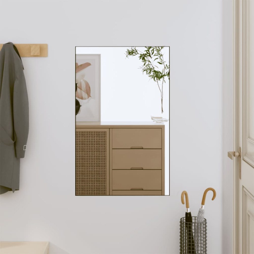 vidaXL Väggspegel 40x60 cm glas rektangulär