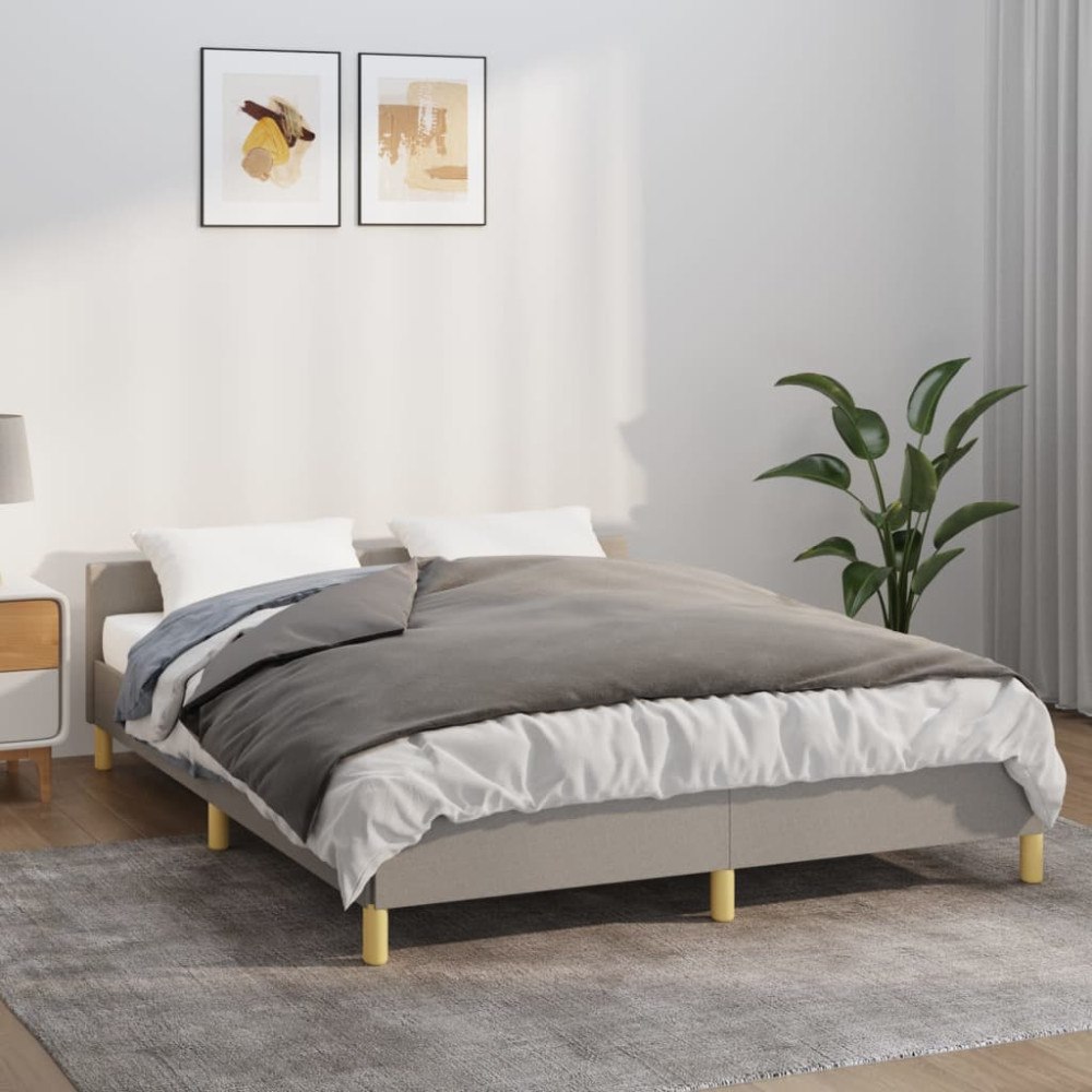vidaXL Tyngdtäcke med påslakan grå 135x200 cm 10 kg tyg