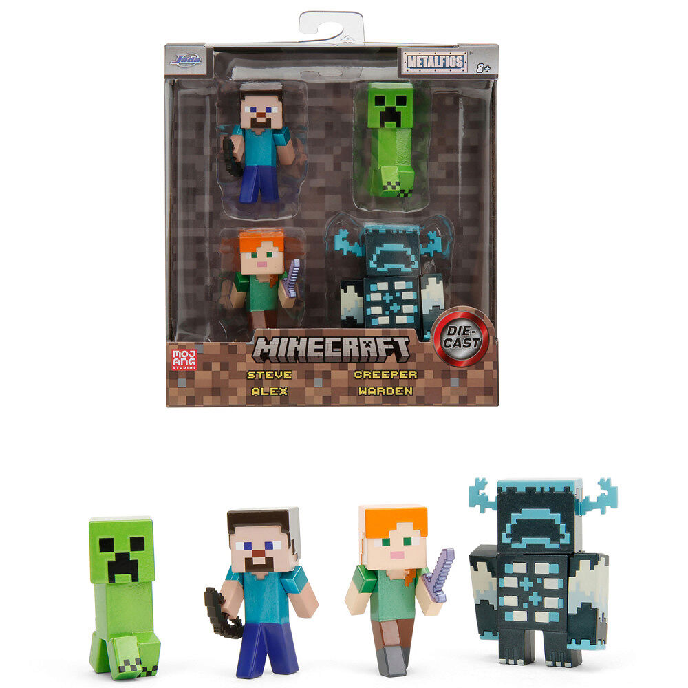 Jada Toys Minecraft 4-Pack Nanofigurer