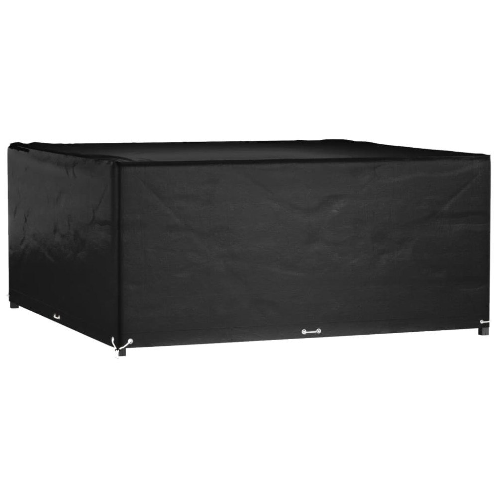 vidaXL Överdrag för trädgårdsmöbler 16 ölj. 300x300x75 cm fyrkantig