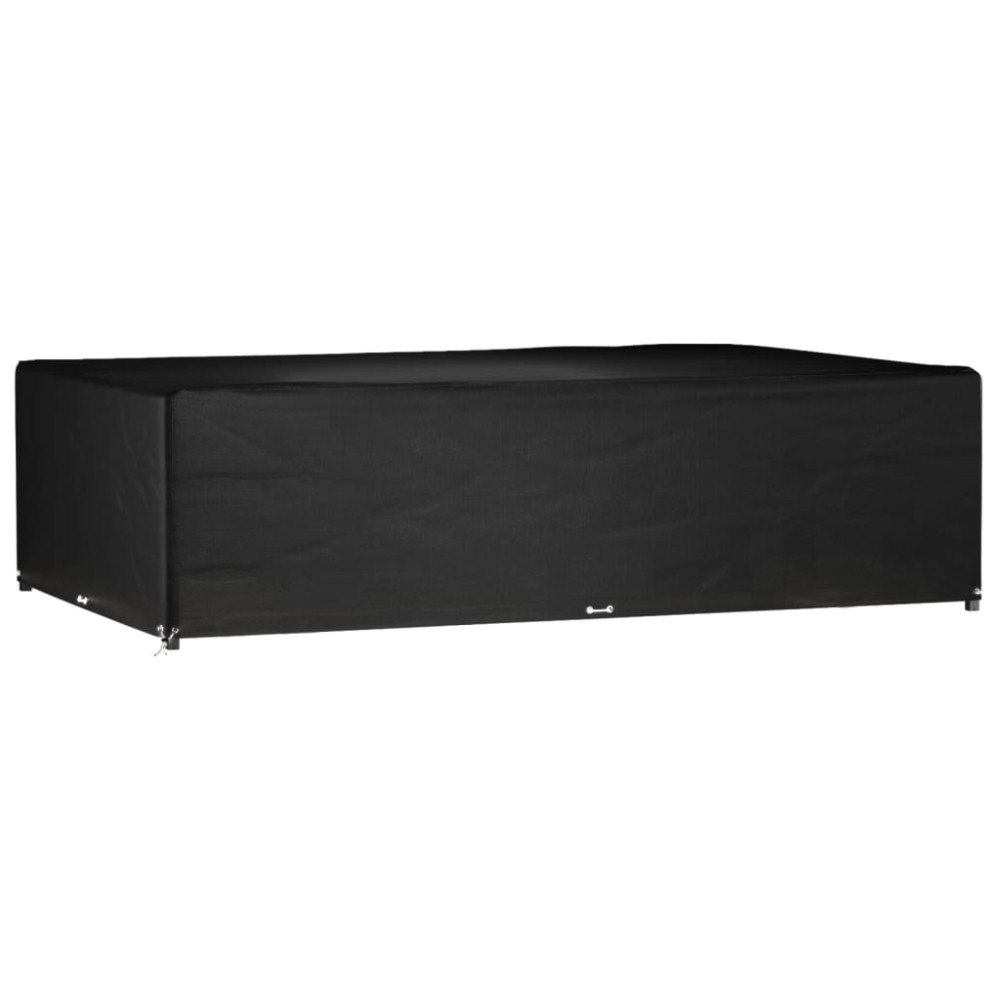 vidaXL Överdrag för trädgårdsmöbler 16 ölj. 325x205x90 cm rektangulärt