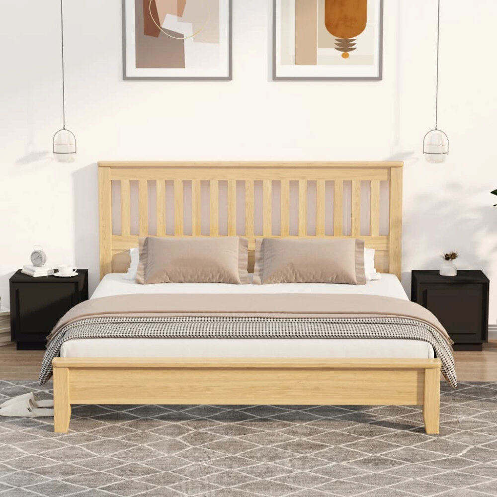 vidaXL Sängbord 2 st svart 44x35x45 cm konstruerat trä