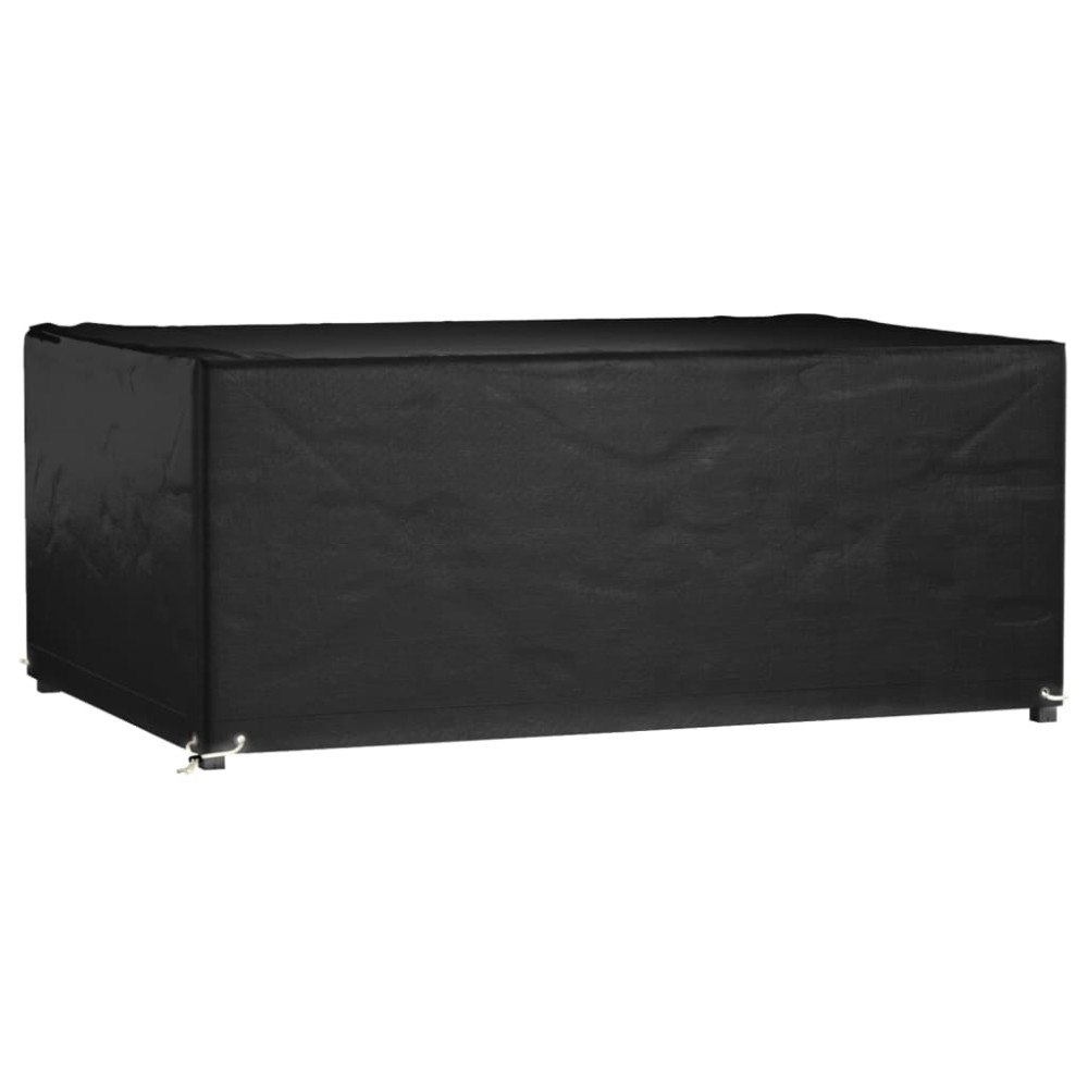 vidaXL Överdrag för trädgårdsmöbler 8 ölj. 180x122x75 cm rektangulärt