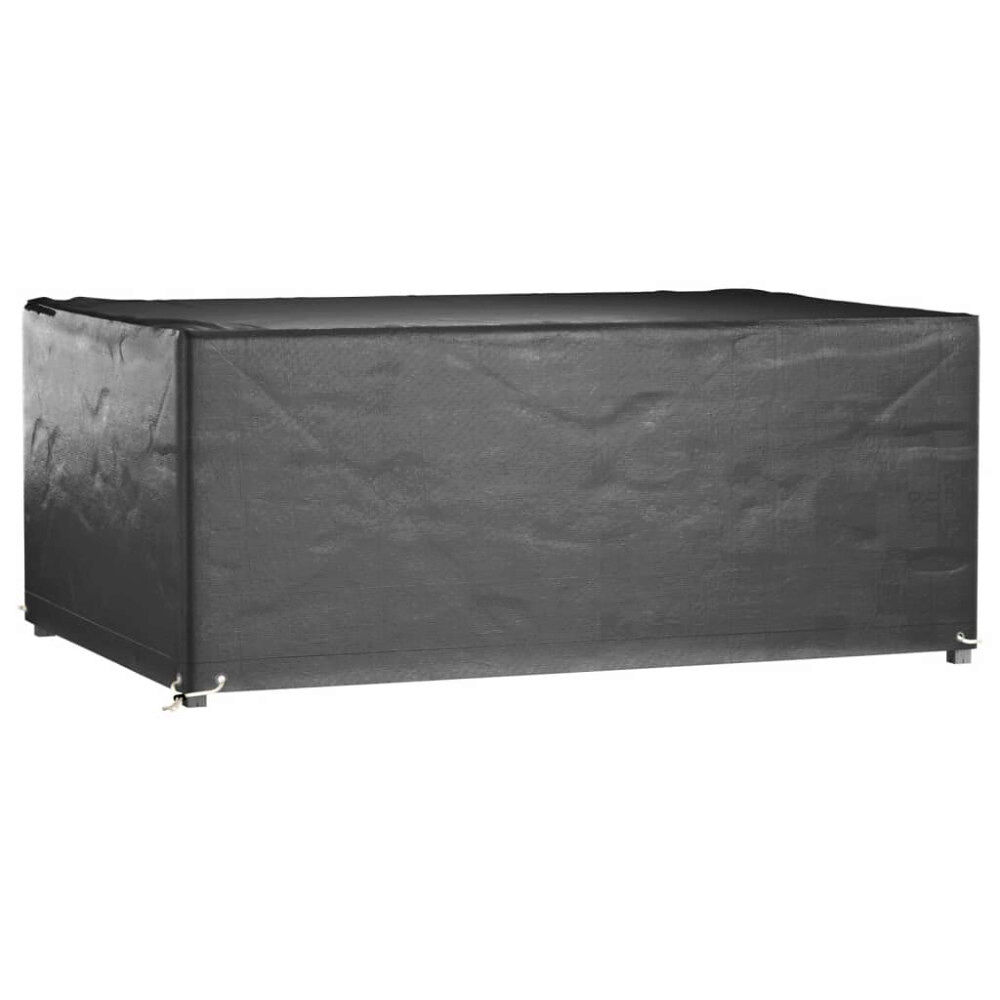 vidaXL Överdrag för trädgårdsmöbler 8 ölj. 180x122x75 cm rektangulärt