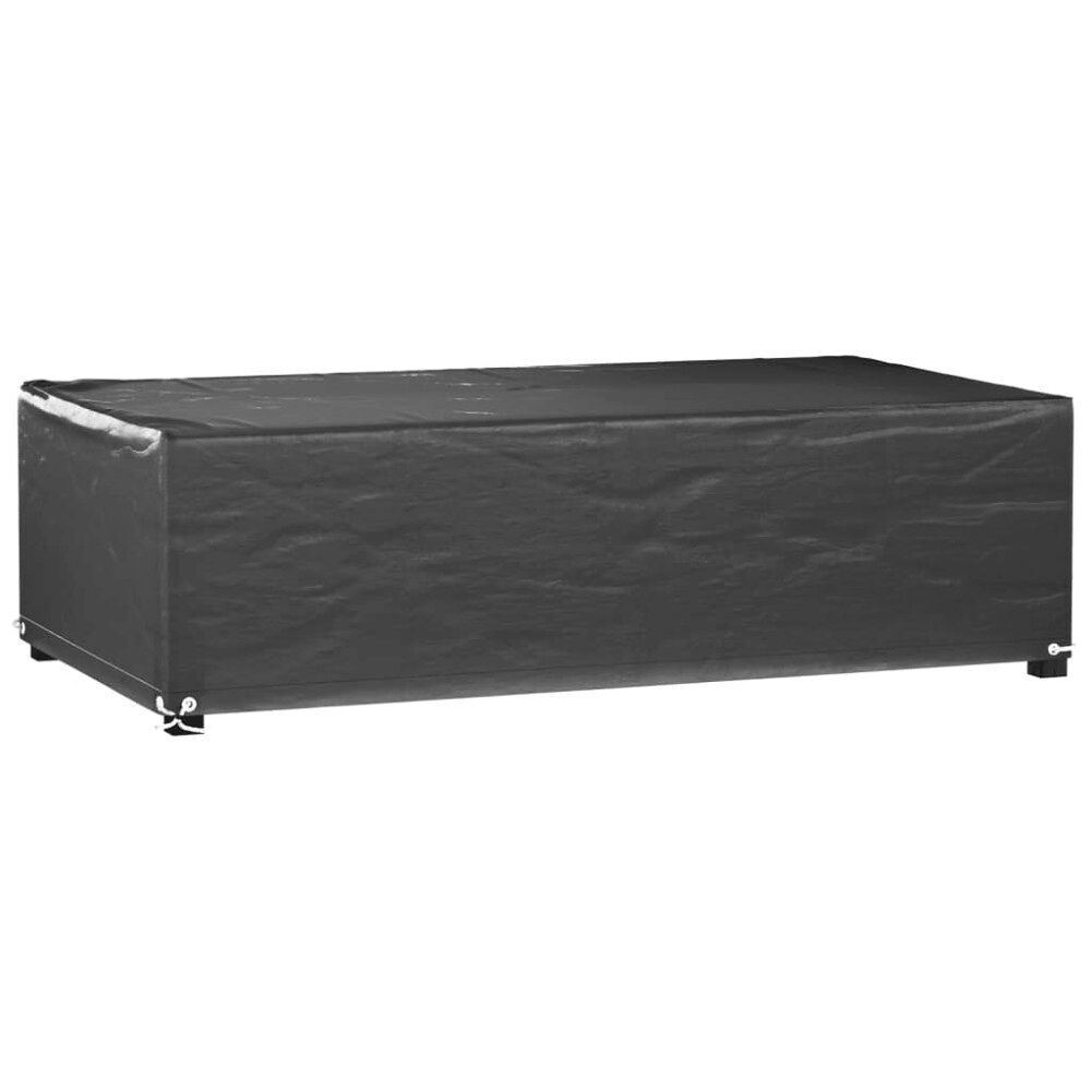 vidaXL Överdrag för utemöbler 8 ölj. 125x70x35 cm rektangulärt